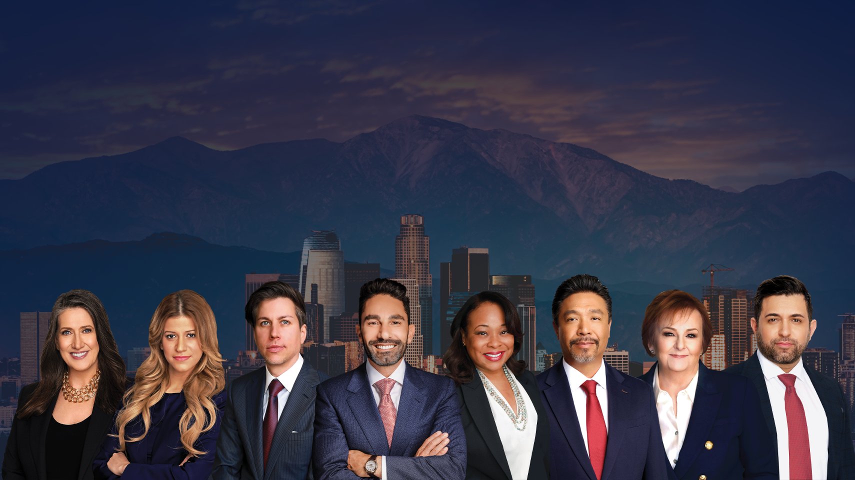 Wilshire Law Firm attorneys in downtown Los Angeles office